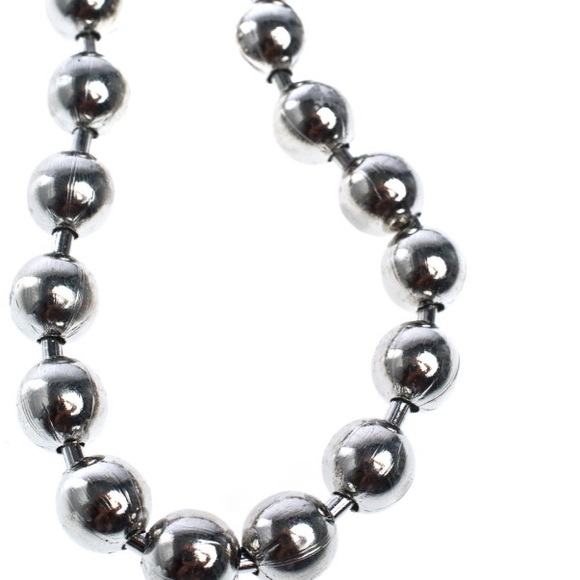 Dolls Kill Jewelry Dolls Kill Silver Ball Chain Choker Necklace